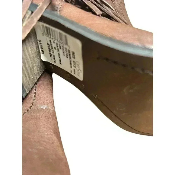 Sam Edelman Louie Women's Brown Leather Casual Booties N4146 Size 8M - Picture 7 of 9